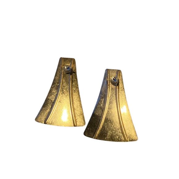 PINK / GOLD 80S EARRINGS - Picture 3 of 3